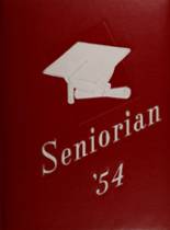 Thorp High School 1954 yearbook cover photo