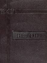 Bement High School 1947 yearbook cover photo
