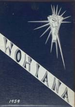 Woodville High School 1959 yearbook cover photo