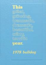 Ridgefarm High School 1978 yearbook cover photo