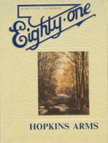 1981 Hopkins Academy Yearbook from Hadley, Massachusetts cover image