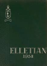 1951 Ellet High School Yearbook from Akron, Ohio cover image