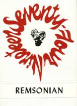 Remsen Central High School 1974 yearbook cover photo