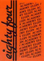 Elgin Academy 1984 yearbook cover photo