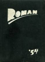 1954 Rome High School Yearbook from Rome, Georgia cover image