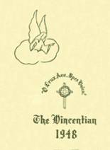 St. Vincent's Academy 1948 yearbook cover photo