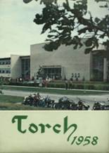 Edison High School 1958 yearbook cover photo