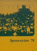 Spencer High School 1974 yearbook cover photo