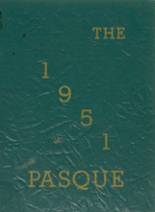 Rosholt High School 1951 yearbook cover photo