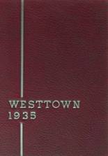 Westtown High School 1935 yearbook cover photo